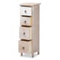 Baxton Studio Seanna Multi-Colored Wood 4-Drawer Storage Unit - image 2