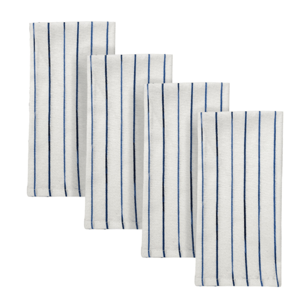 Lenox® Blue Bay Stripe Napkins - Set of 4