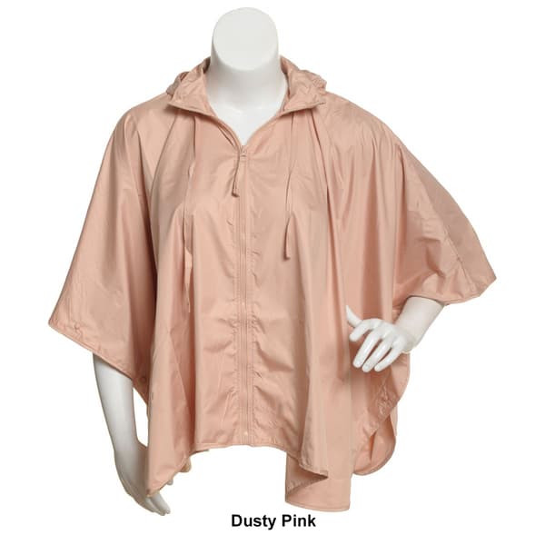 Womens Capelli New York Solid Rain Cape