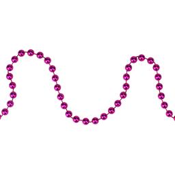 Northlight Seasonal Shiny Metallic Pink Beaded Christmas Garland