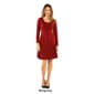 Womens 24/7 Comfort Apparel Temptress Mini Fit & Flare Dress - image 4