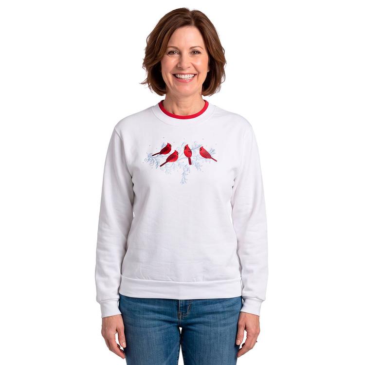 Womens Top Stitch Cardinal Blues Sweatshirt