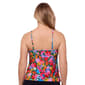 Womens America Beach Tiered Floral Tankini Swim Top - image 3