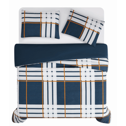 Truly Soft Henry Plaid 3pc. Reversible Comforter Set