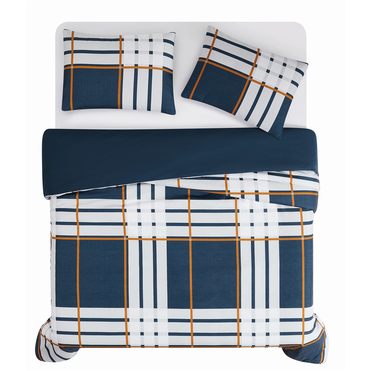 Truly Soft Henry Plaid 3pc. Reversible Comforter Set