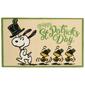Nourison Peanuts St. Patrick's Day Snoopy Mat - image 1