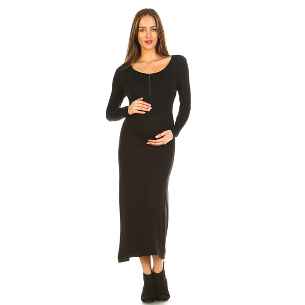 Womens White Mark Penelope Maternity Maxi Dress - image 