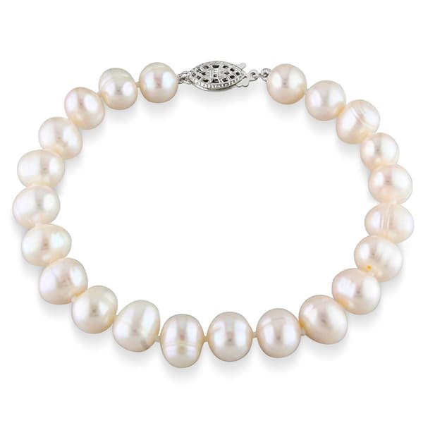 Gemstone Classics(tm) Freshwater Cultured Pearl Bracelet