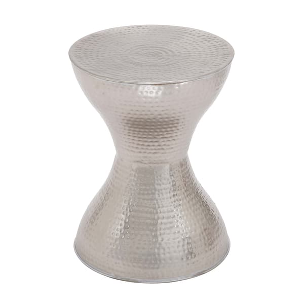 9th & Pike(R) Iron Contemporary Accent Table