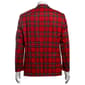 Mens Chaps Tartan Plaid Sport Coat - Red/Green - image 3