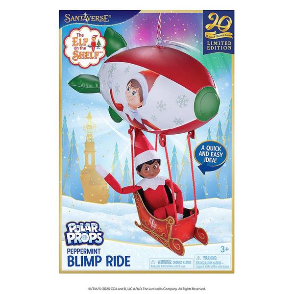 Elf on the Shelf Peppermint Blimp Ride