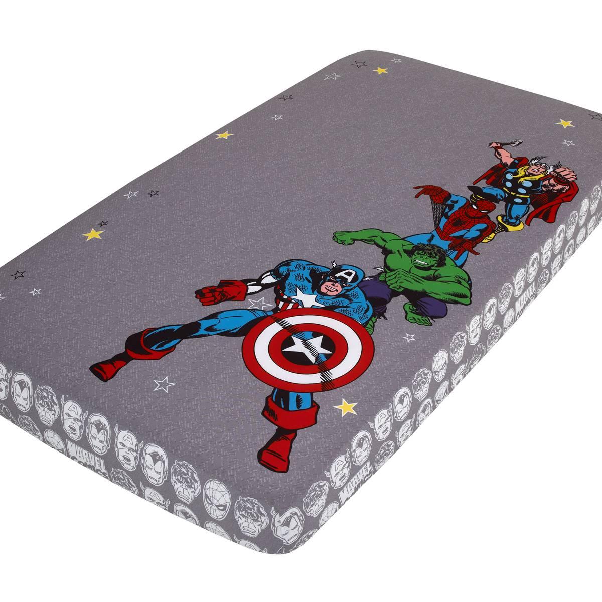 Marvel Comics Photo Op Fitted Crib Sheet