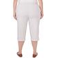 Plus Size Alfred Dunner Garden Party Clamdigger Stripe Capris - image 2