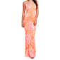 Juniors Crystal Doll Floral Sequin Mesh Sheath Dress - image 3