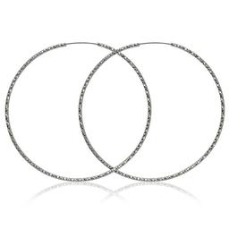 Guess Silver-Tone Hoop Earrings