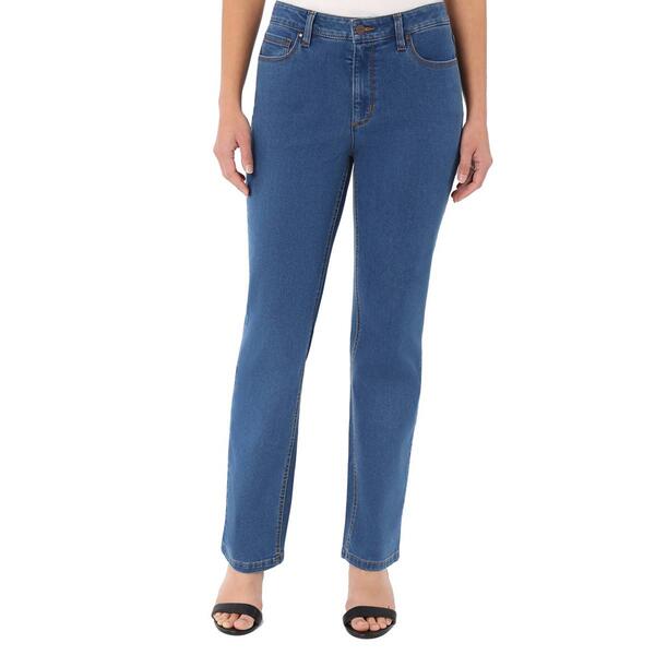 Petite Jones New York Lexington Denim Straight Sky Wash - image 