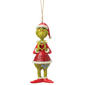 Jim Shore Grinch with Heart Hands Ornament - image 1