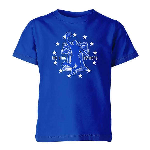 Boys (8-20) Tailgate King is Here Basketball Short Sleeve Tee - image 