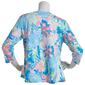 Womens Ruby Rd. Garden Variety Envelope Neck Paisley Print Top - image 2