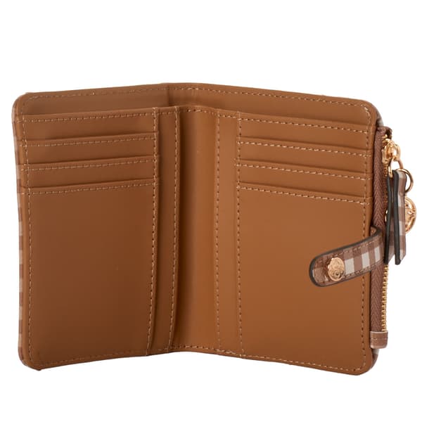 Womens Nanette Lepore Leza Bifold Wallet - Brown Ginger