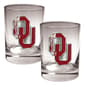 NCAA Oklahoma Sooners 2pc. Rocks Glass Set - image 1
