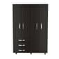FM FURNITURE Janeiro Black Armoire - image 1