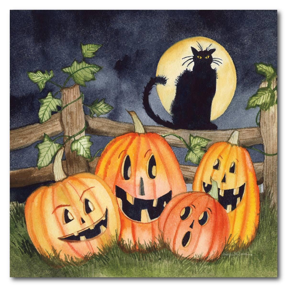 Courtside Market Haunting Halloween Wall Art - 16x16