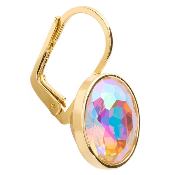 Athra 14kt. Gold over Brass Round Drop Earrings