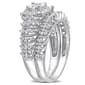 Diamond Classics™ 1/3ctw. Diamond Sterling Silver Bridal Ring Set - image 2