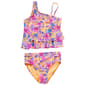Girls (7-16) Angel Beach Tiered Ruffled 2pc. Swim Set - image 1
