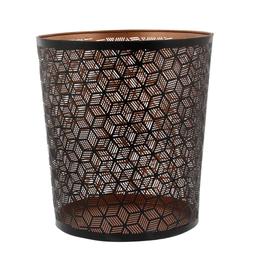 9th & Pike(R) Small Metallic Geometric Waste Bin