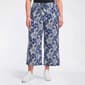 Plus Size Preswick & Moore(R) Tropical Leaf Cropped Palazzos - image 1