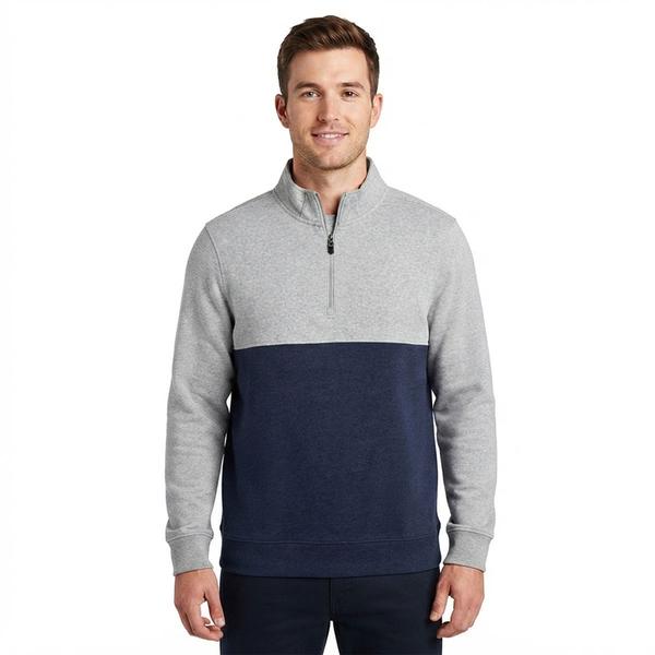 Young Mens Architect(R) Jean Co. 1/4 Zip Color Block Fleece