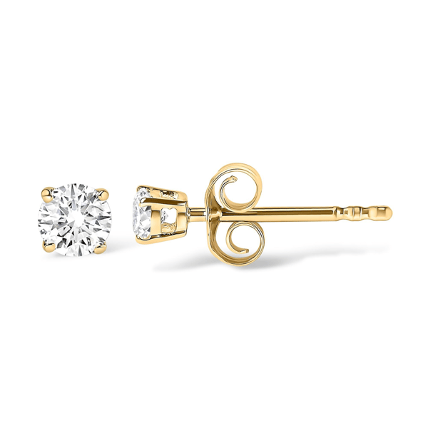 Haus of Brilliance Gold 1ctw. Lab Grown Diamond Stud Earrings