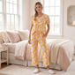 Petite MUK LUKS(R) Short Sleeve Grapefruit Pajama Set - image 1