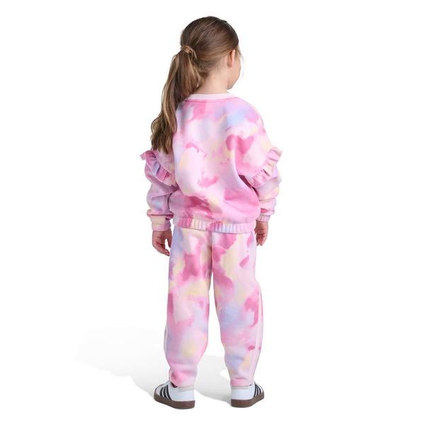 Girls (4-6x) adidas® Tie Die Flutter Sleeve Top & Barrel Pants