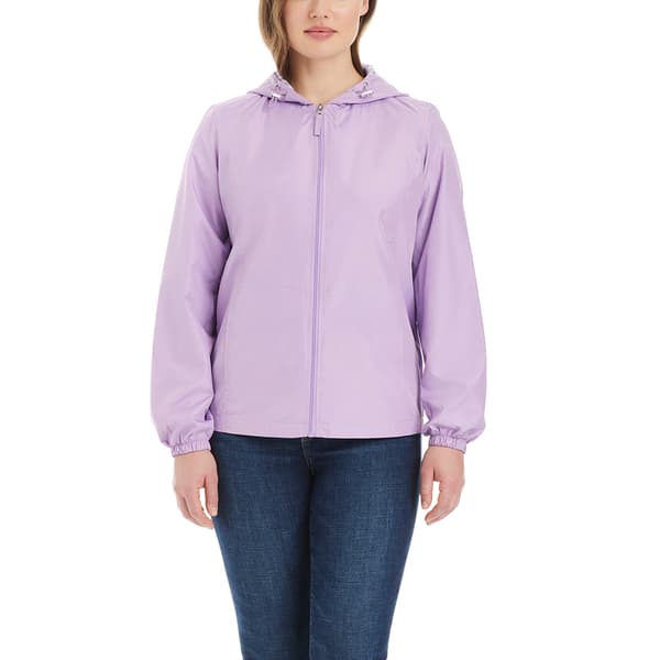 Womens d.e.t.a.i.l.s Windbreaker w/Stripe Hood Lining - image 