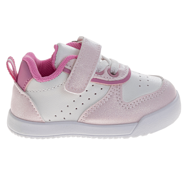 Toddler Girls Josmo® Pink Hook & Loop Fashion Sneakers