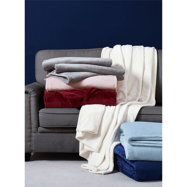 Truly Soft Solid Velvet Plush Blanket