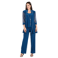 Womens R&M Richards 3pc. 3/4 Sheer Sleeve Rhinestone Pants Set - image 1