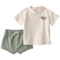 Baby Boy (3-24M) Carter''s Toucan Solid Short-Sleeve Top & Short S - image 1