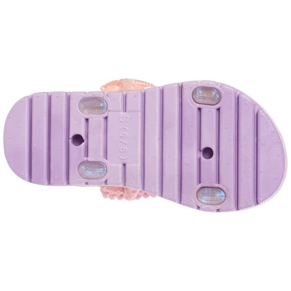 Little Girls Chatties Iridescent Beach Ornament Sandals