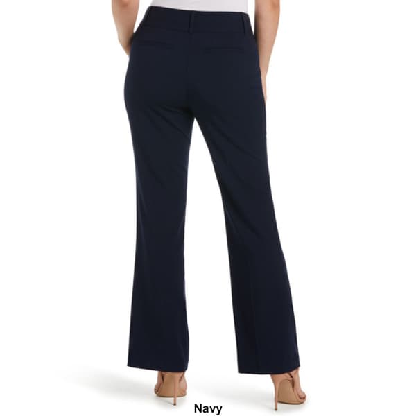 Womens Rafaella&#174; Wide Waistband Solid Boot Leg Pants