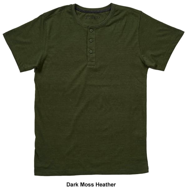 Young Mens Jared Short Sleeve Henley Tee