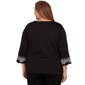 Plus Size Alfred Dunner Barcelona Paisley Split Neck Blouse - image 2