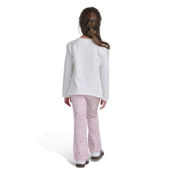 Girls (4-6x) adidas® Long Sleeve Leopard Logo Tee & Leggings Set