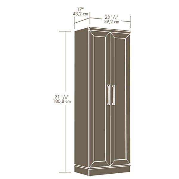 Sauder HomePlus 4 Shelf Storage Cabinet