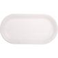 Home Essentials Pure White 15in. Oval Embossed Lace Platter - image 2