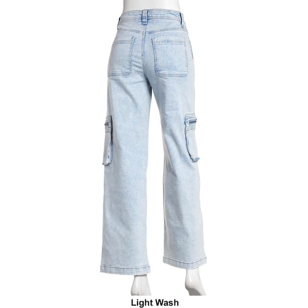Juniors Celebrity Pink Sabrina Mid Rise Cargo Jeans