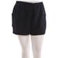 Juniors Plus YMI&#174; Crinkle Gauze Cargo Shorts - image 3